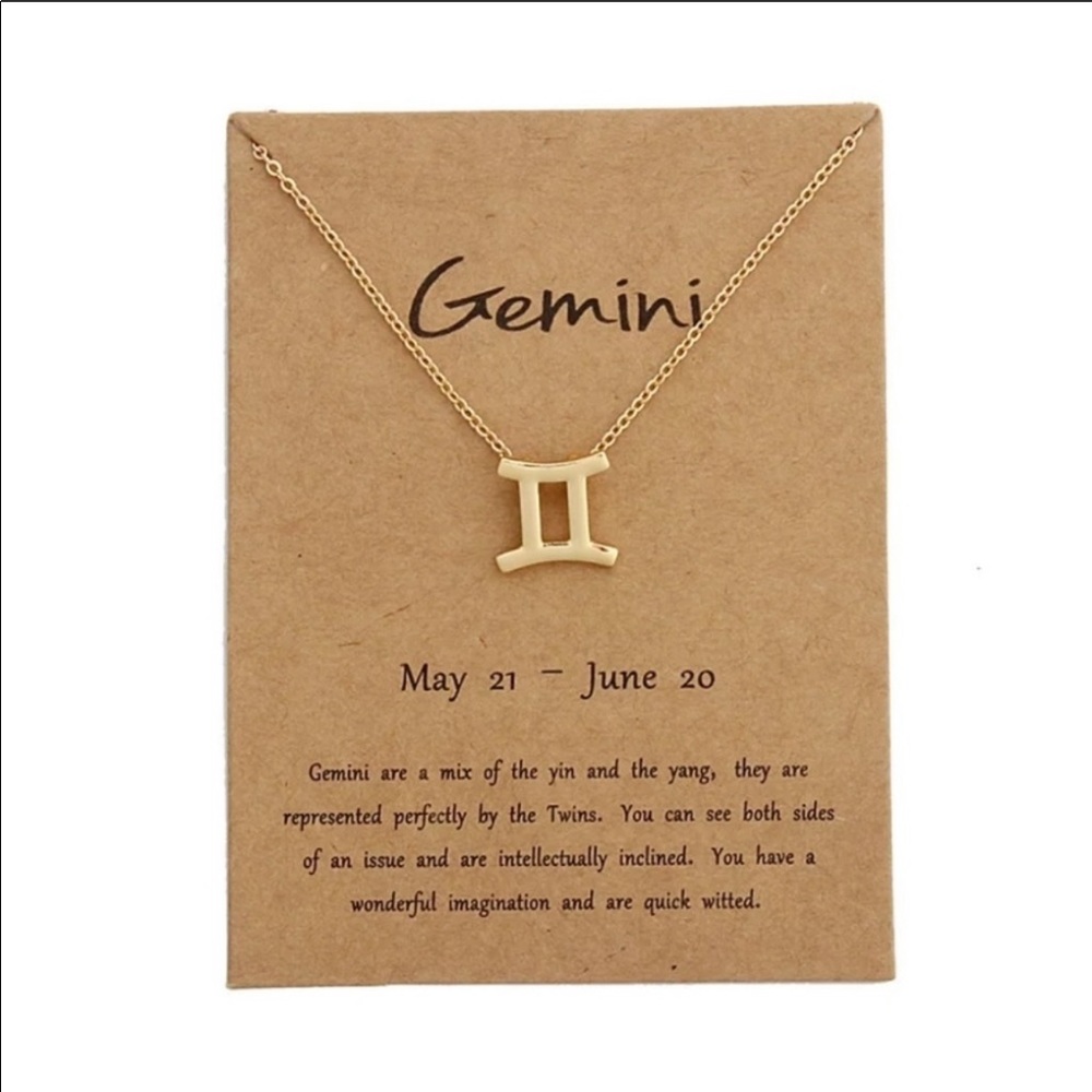 Gemini Zodiac Star Sign Necklace ♊️